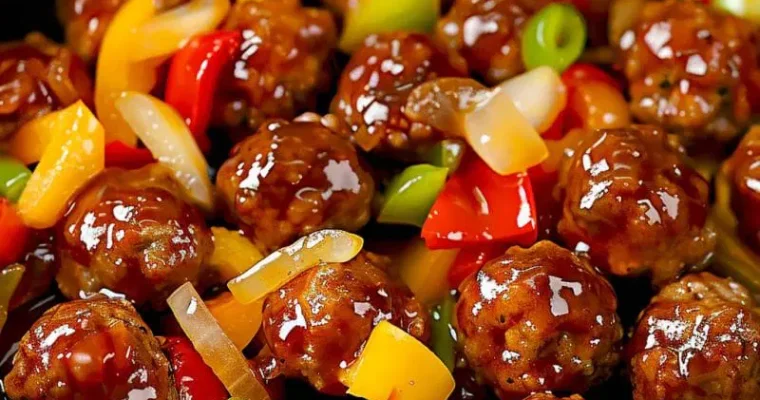 Sweet and Sour Meatballs Recipe