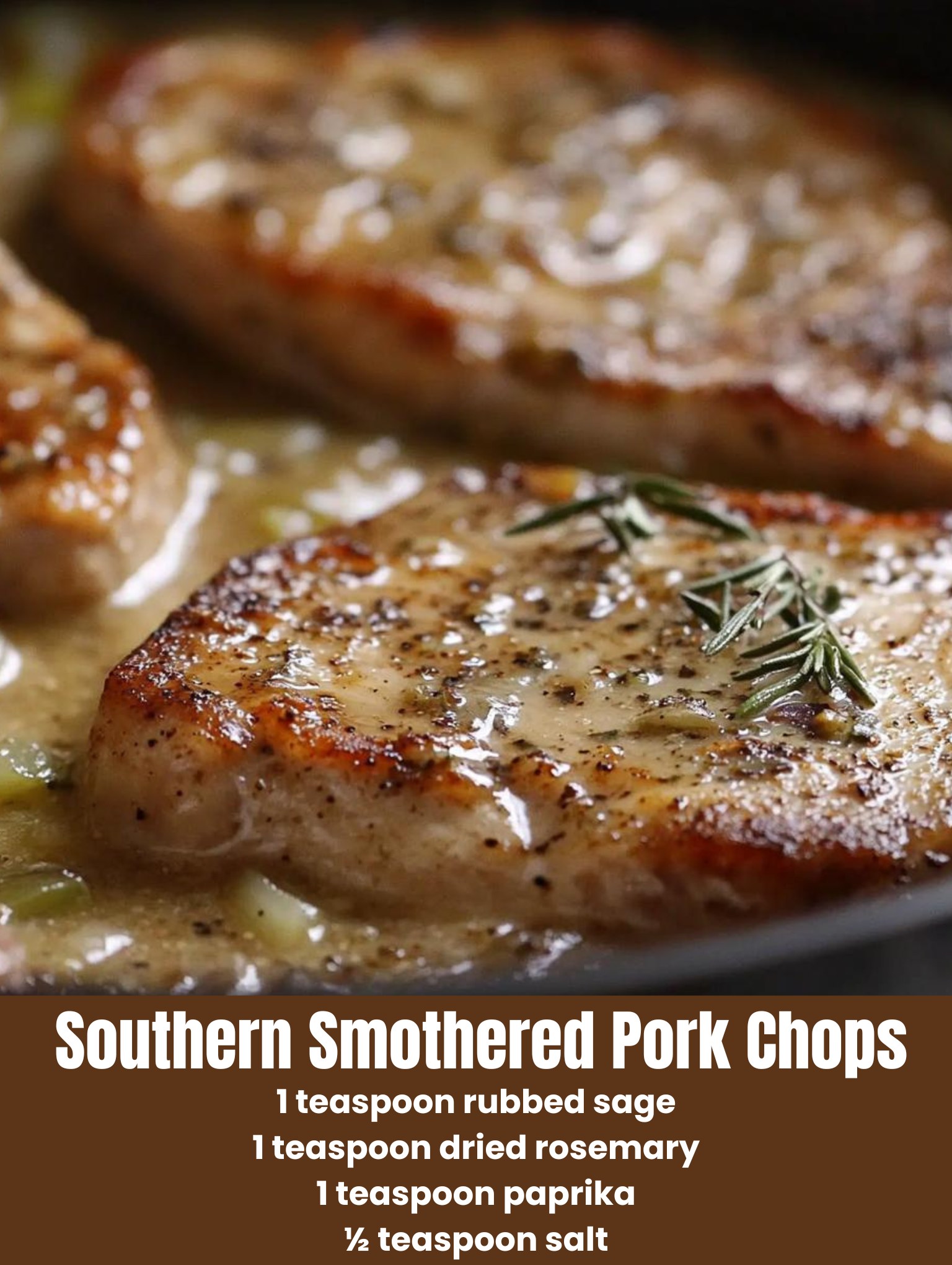 Southern Smothered Pork Chops