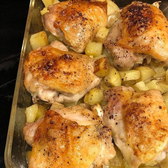 ROASTED CHICKEN AND POTATOES