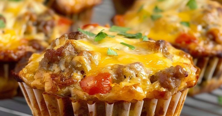 Easy Sausage Breakfast Muffins