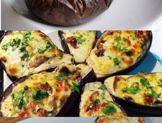 Easy Stuffed Eggplant