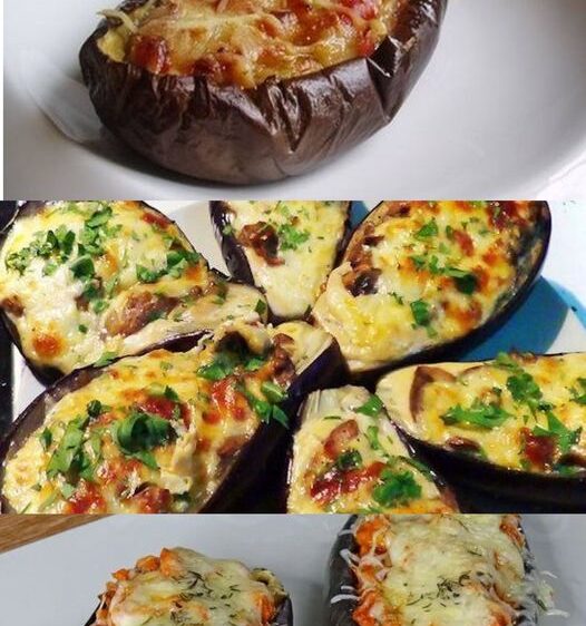 Easy Stuffed Eggplant