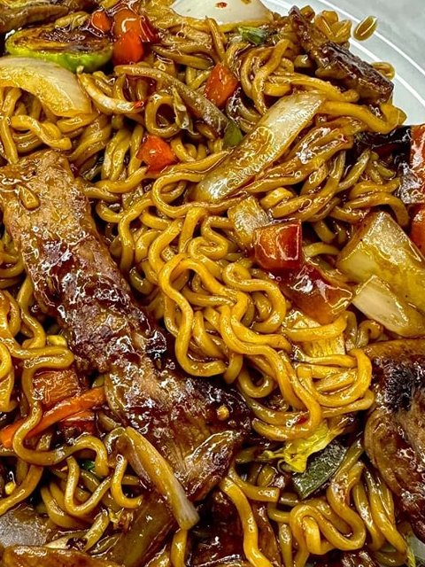 Steak Stir-Fried Ramen