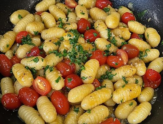 Gnocchi with Cherry Tomatoes