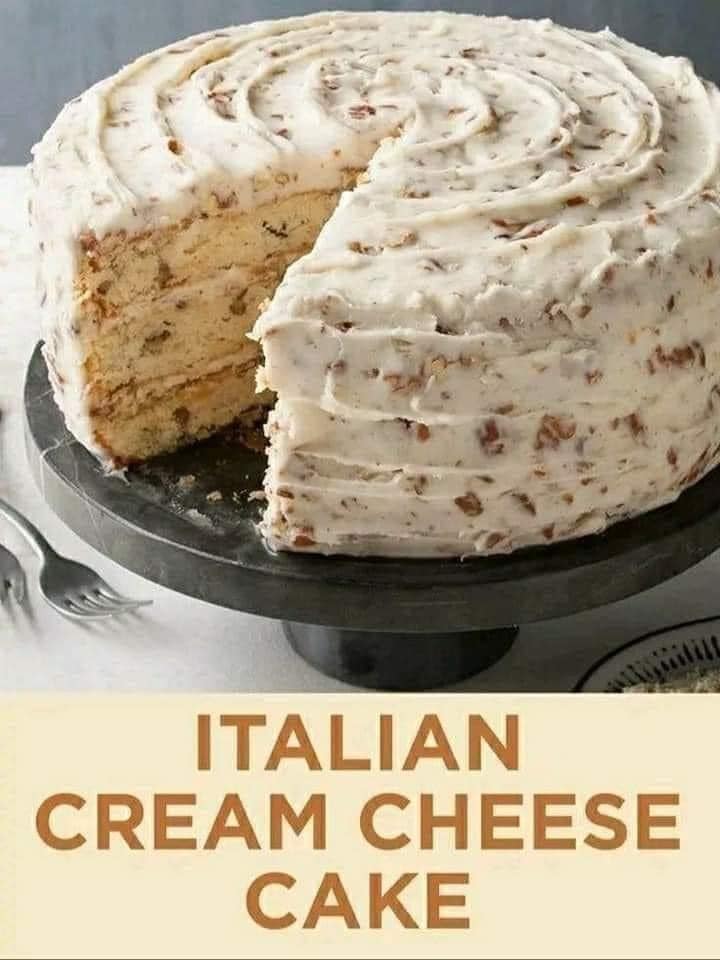 Italian Cream Cheese Cake