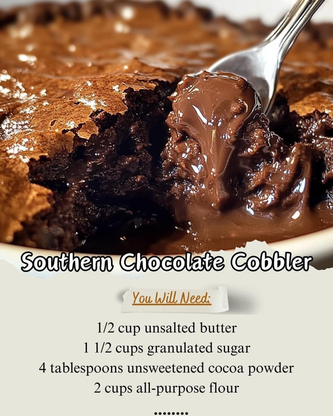 Southern Chocolate Cobbler