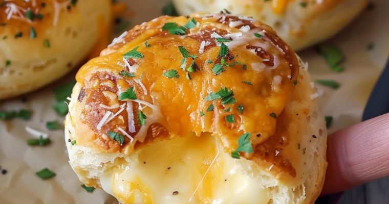 Pillsbury Biscuit Garlic Butter Cheese Bombs