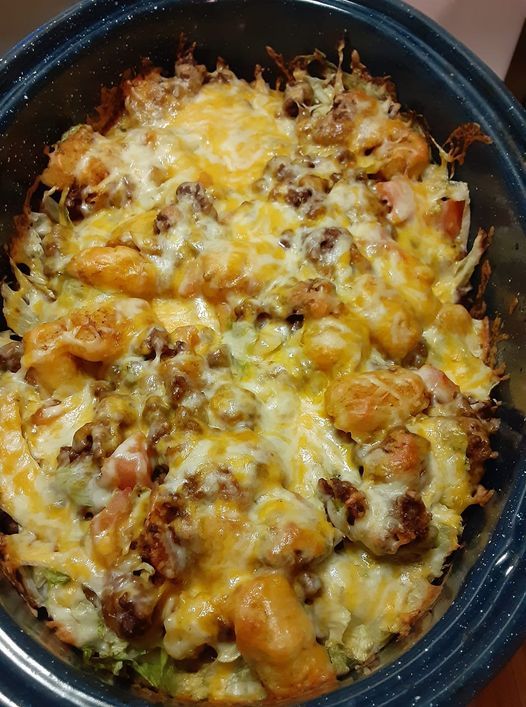 VICTORY’S TATER TOT CASSEROLE