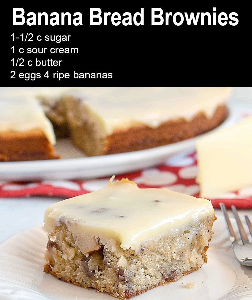 Banana Bread Brownies