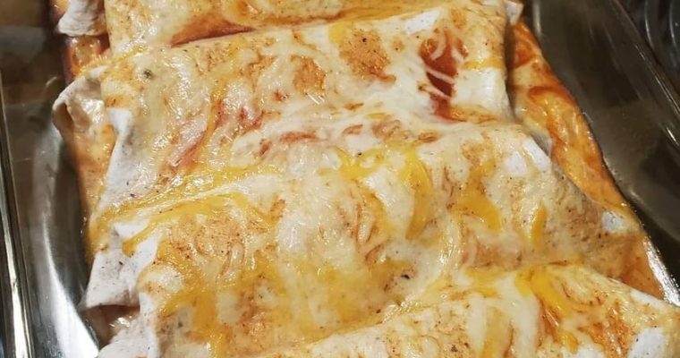 THE ULTIMATE CHICKEN ENCHILADAS