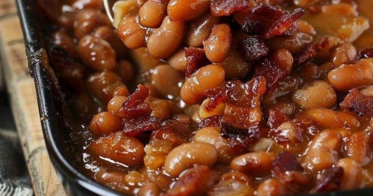 BROWN SUGAR AND BACON BAKED BEANS