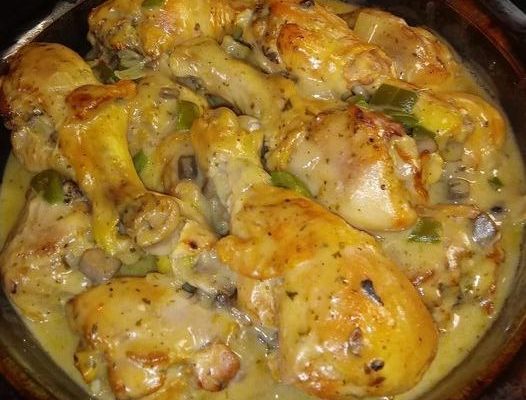 CREAM OF MUSHROOM CHICKEN LEGS