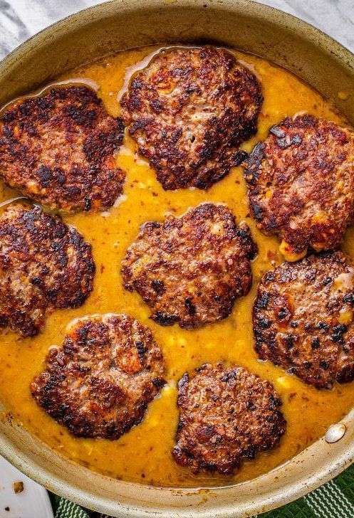 EASY SMOTHERED HAMBURGER STEAK