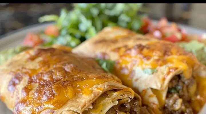 Beef and Cheese Chimichanga