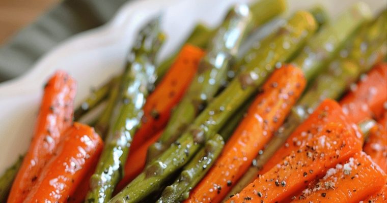 ROASTED ASPARAGUS & CARROTS