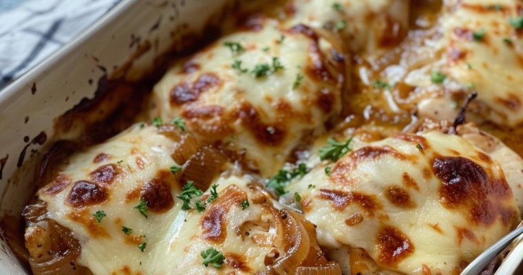 FRENCH ONION CHICKEN BAKE