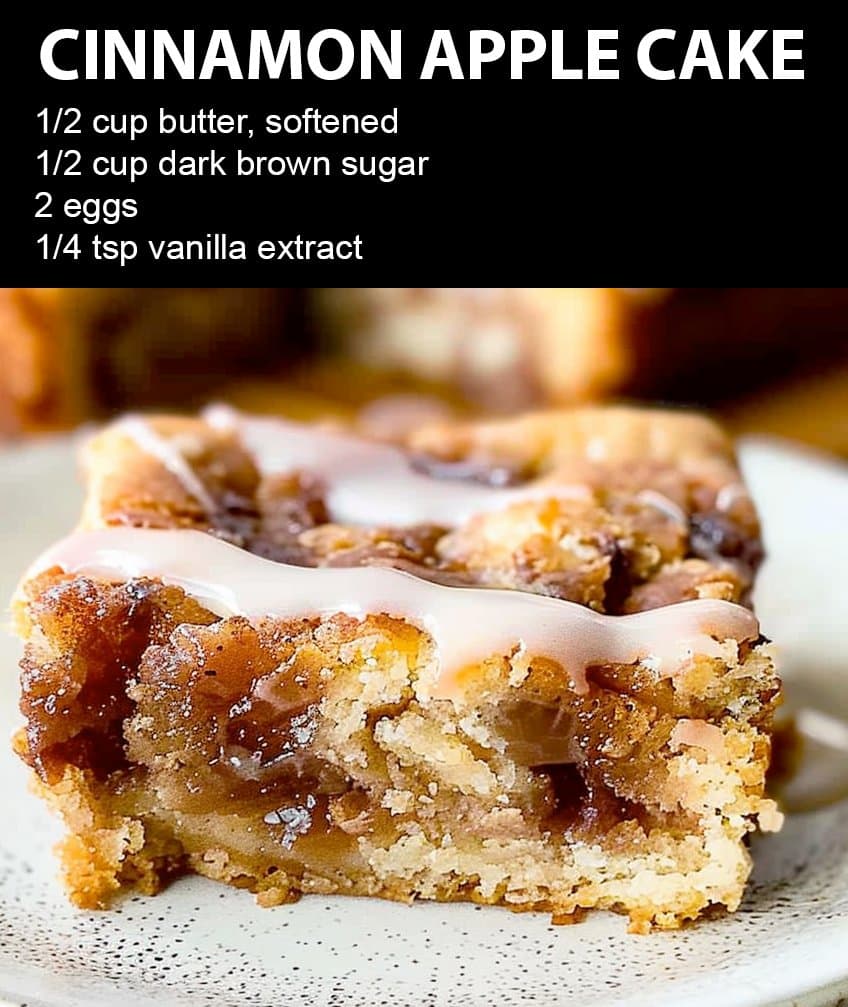 CINNAMON APPLE CAKE