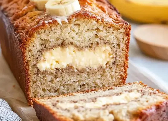 Cream Cheese Banana Bread