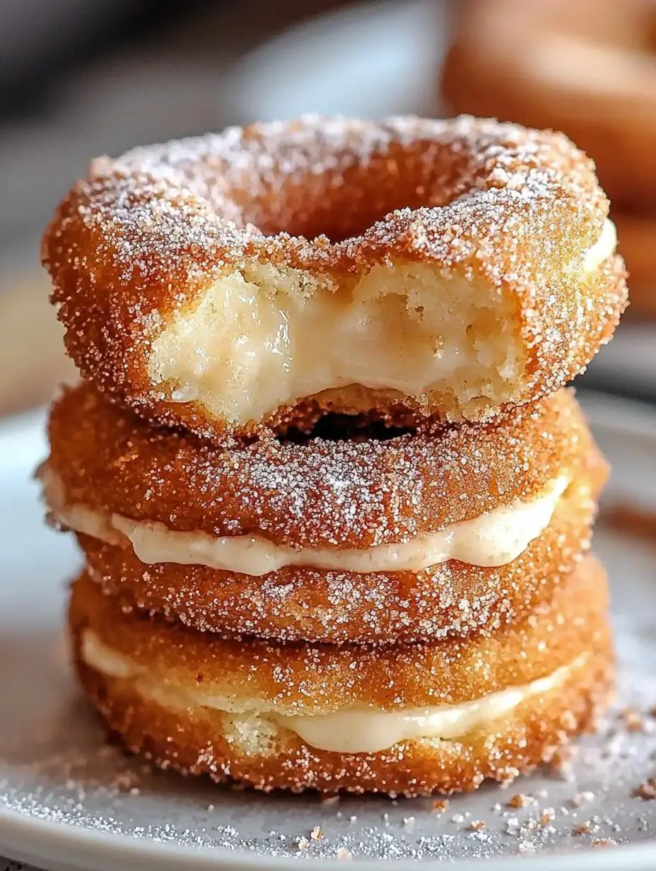 Churro Cheesecake Donut Cookies