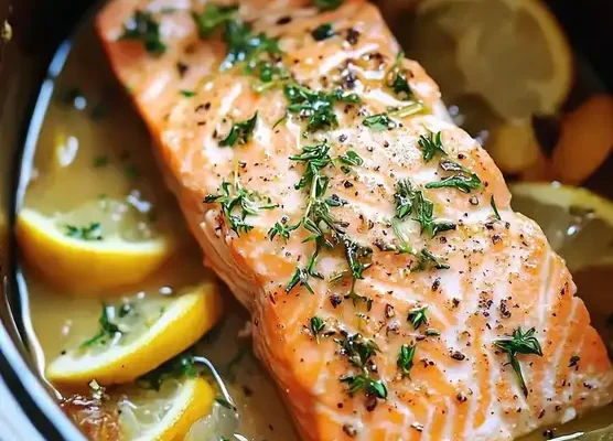 Slow Cooker Salmon