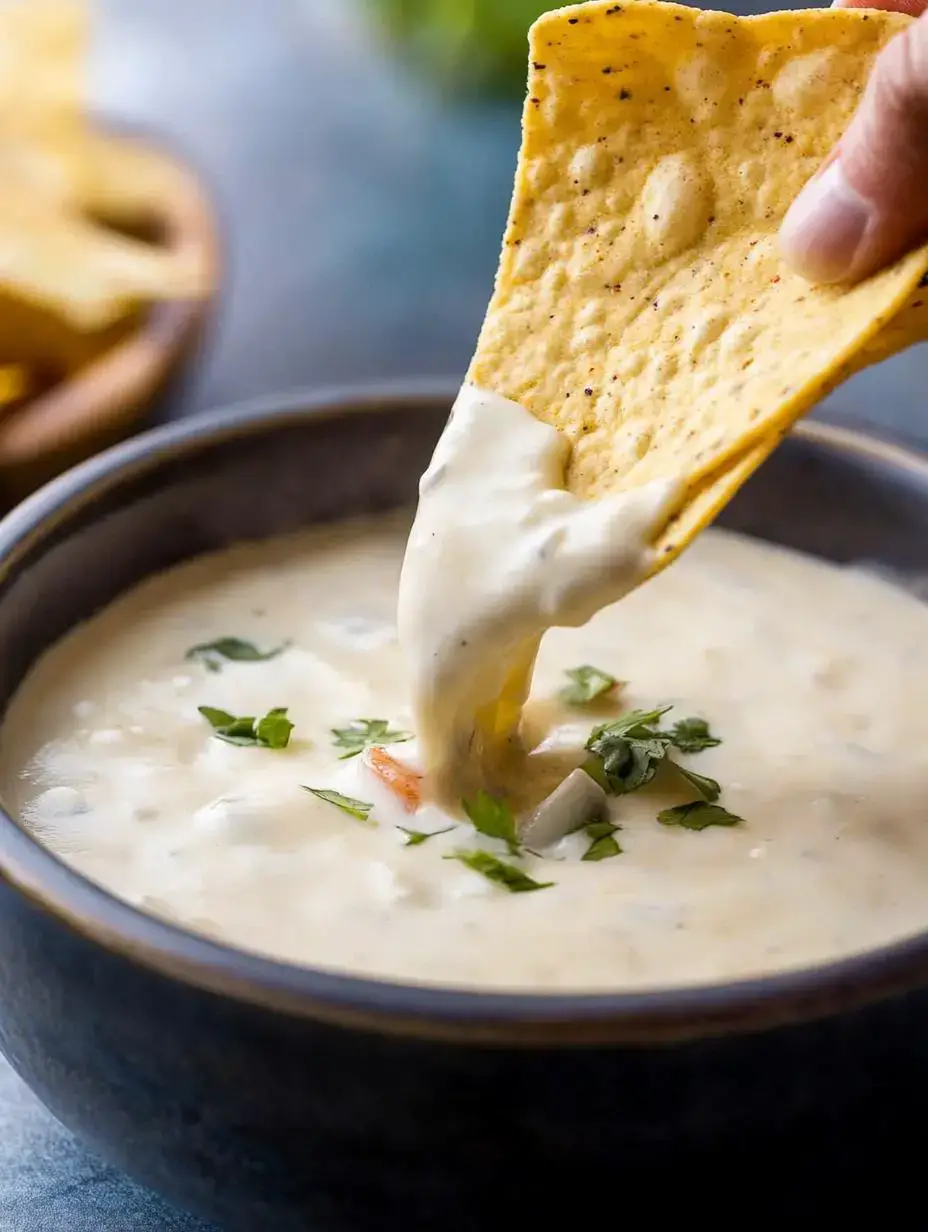 Slow Cooker White Queso