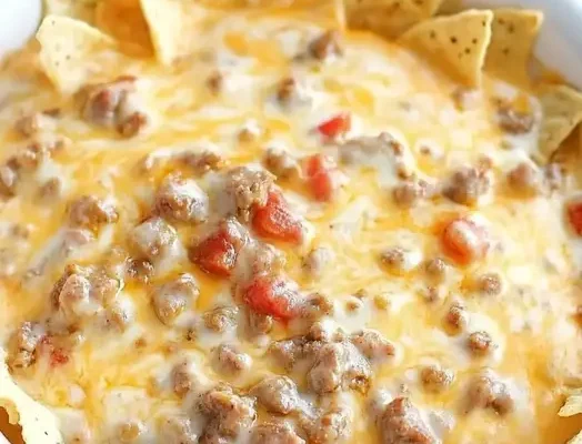 Spicy Sausage Cheese Dip