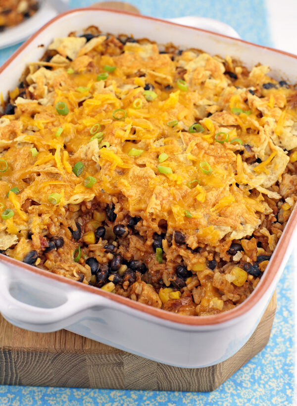 CHEESY CHICKEN ENCHILADA BAKE