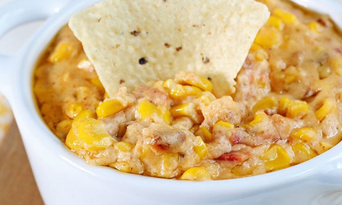 HOT CHEESY CORN DIP