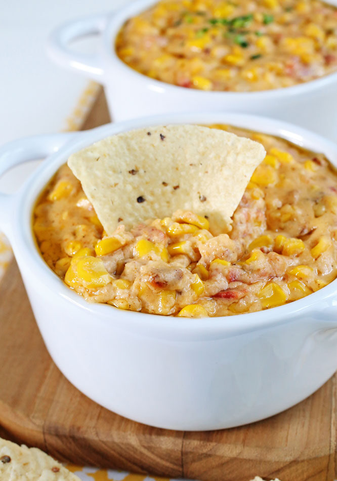 HOT CHEESY CORN DIP