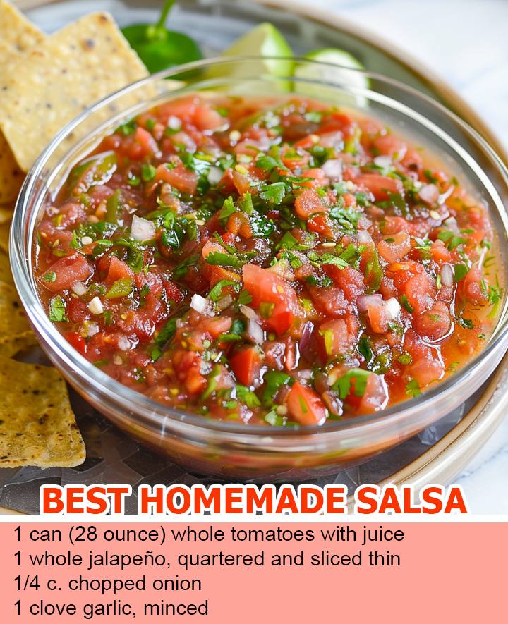 BEST HOMEMADE SALSA