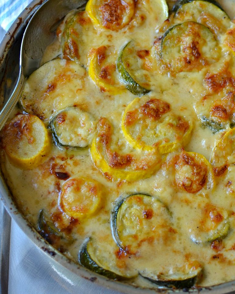 ZUCCHINI GRATIN WITH YELLOW SQUASH