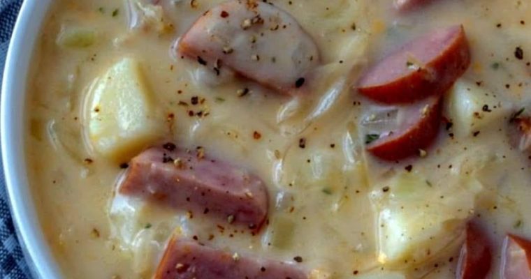 HOW TO MAKE KIELBASA SOUP WITH POTATOES