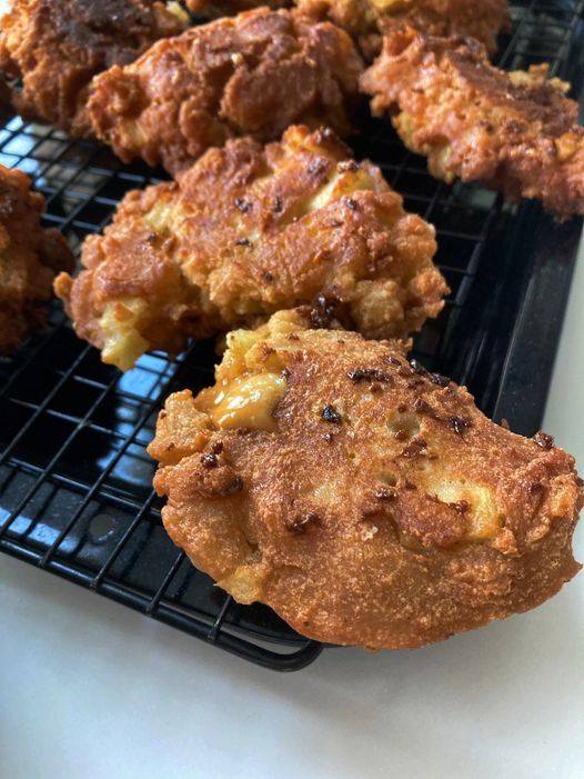 CARAMEL APPLE FRITTERS