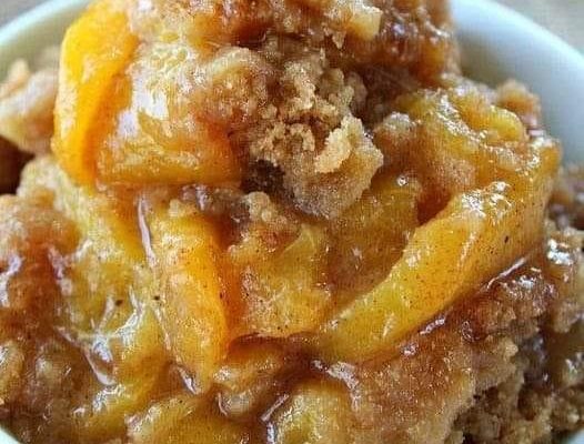 FRESH PEACH COBBLER