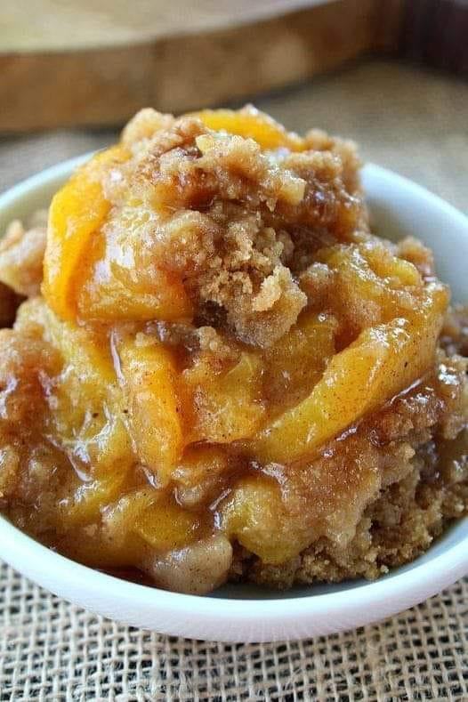 FRESH PEACH COBBLER