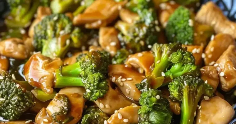 CHICKEN AND BROCCOLI STIR FRY