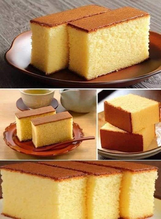 CONDENSED MILK CASTELLA CAKE