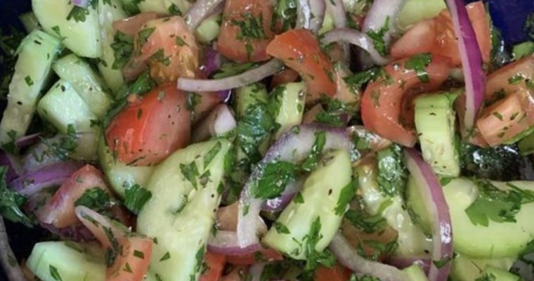 CUCUMBER AND TOMATO SALAD