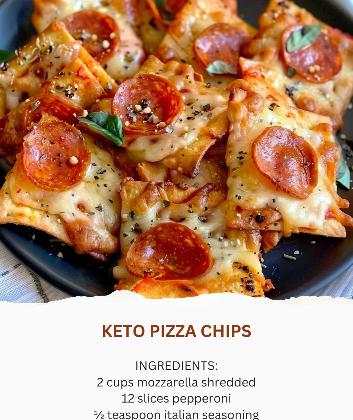 Keto Pizza Chips