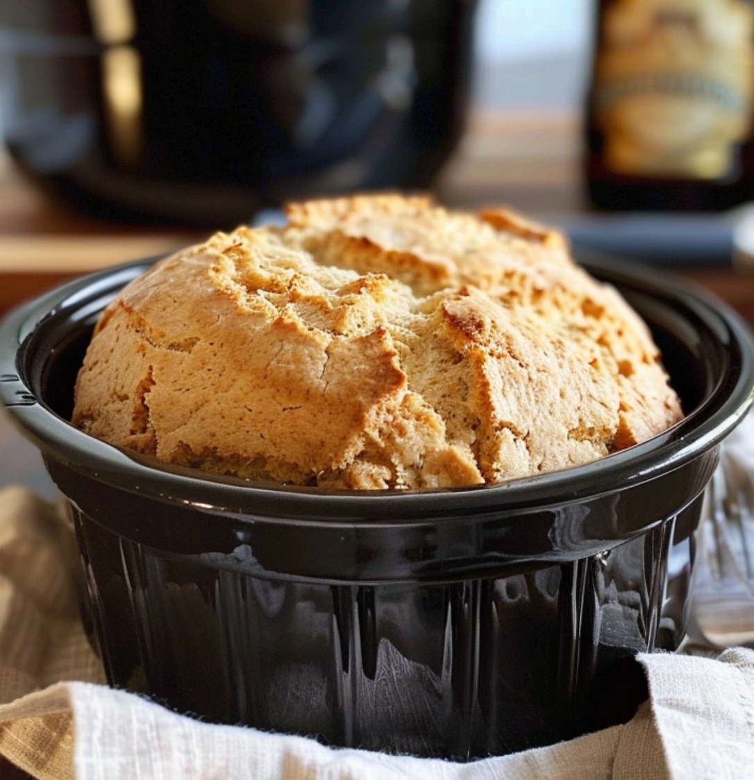 TWO-INGREDIENT SLOW COOKER BEER BREAD