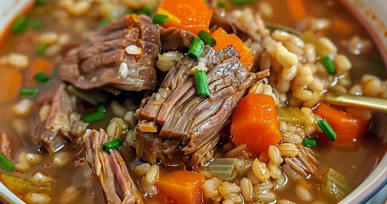 Best Ever Beef and Barley Soup