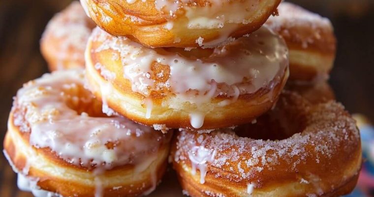 Old Fashioned Sour Cream Cake Donuts