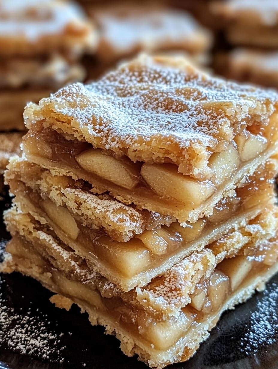 FLAKY APPLE PIE BARS