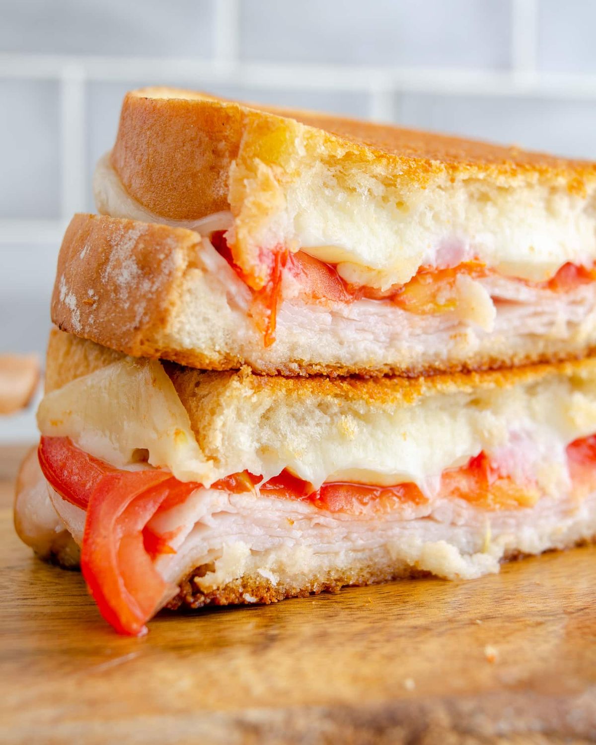 GRILLED TURKEY AND CHEESE SANDWICH