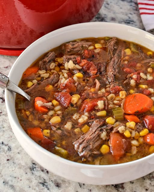 BEEF AND BARLEY SOUP
