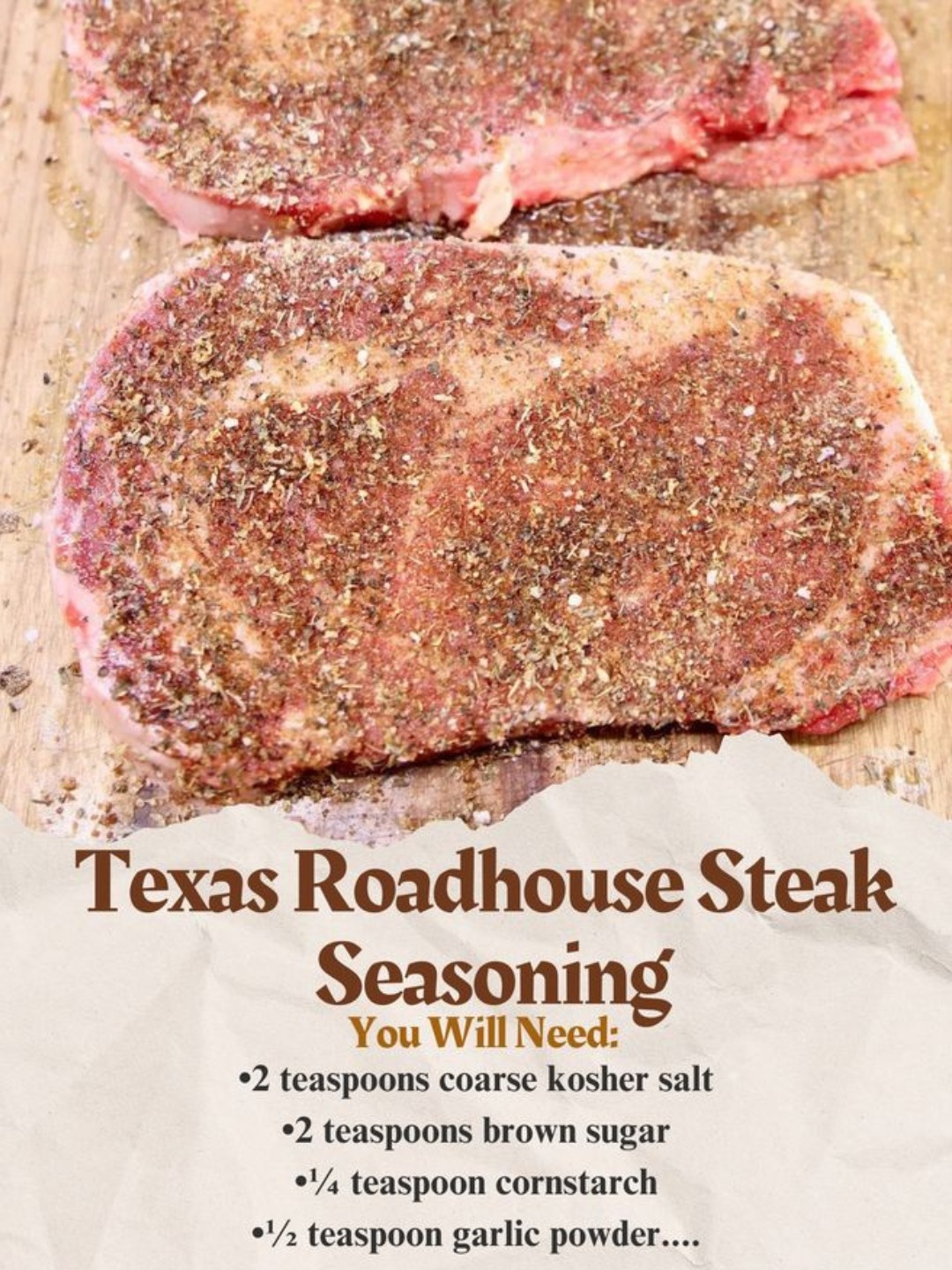 TEXAS ROADHOUSE STEAK SEASONING