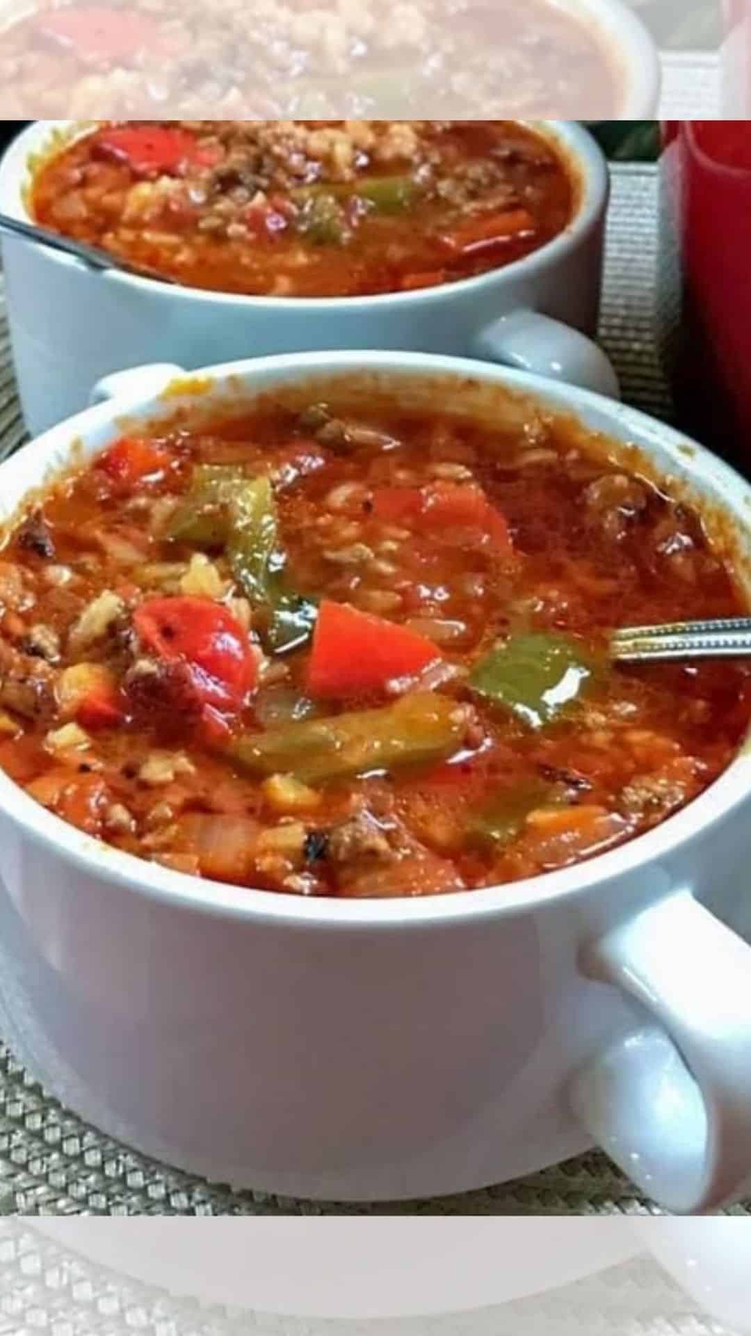 STUFFED PEPPER SOUP