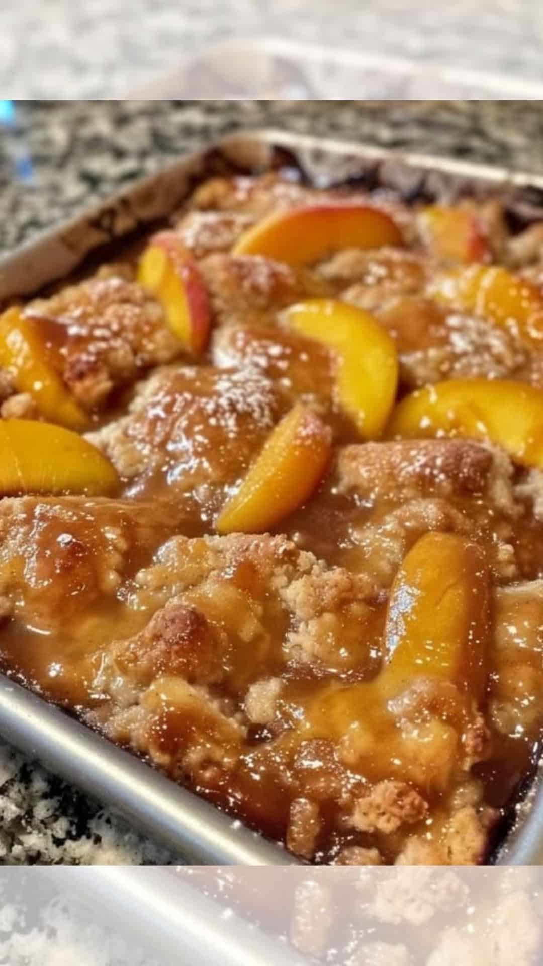Old Time Oven Peach Cobbler