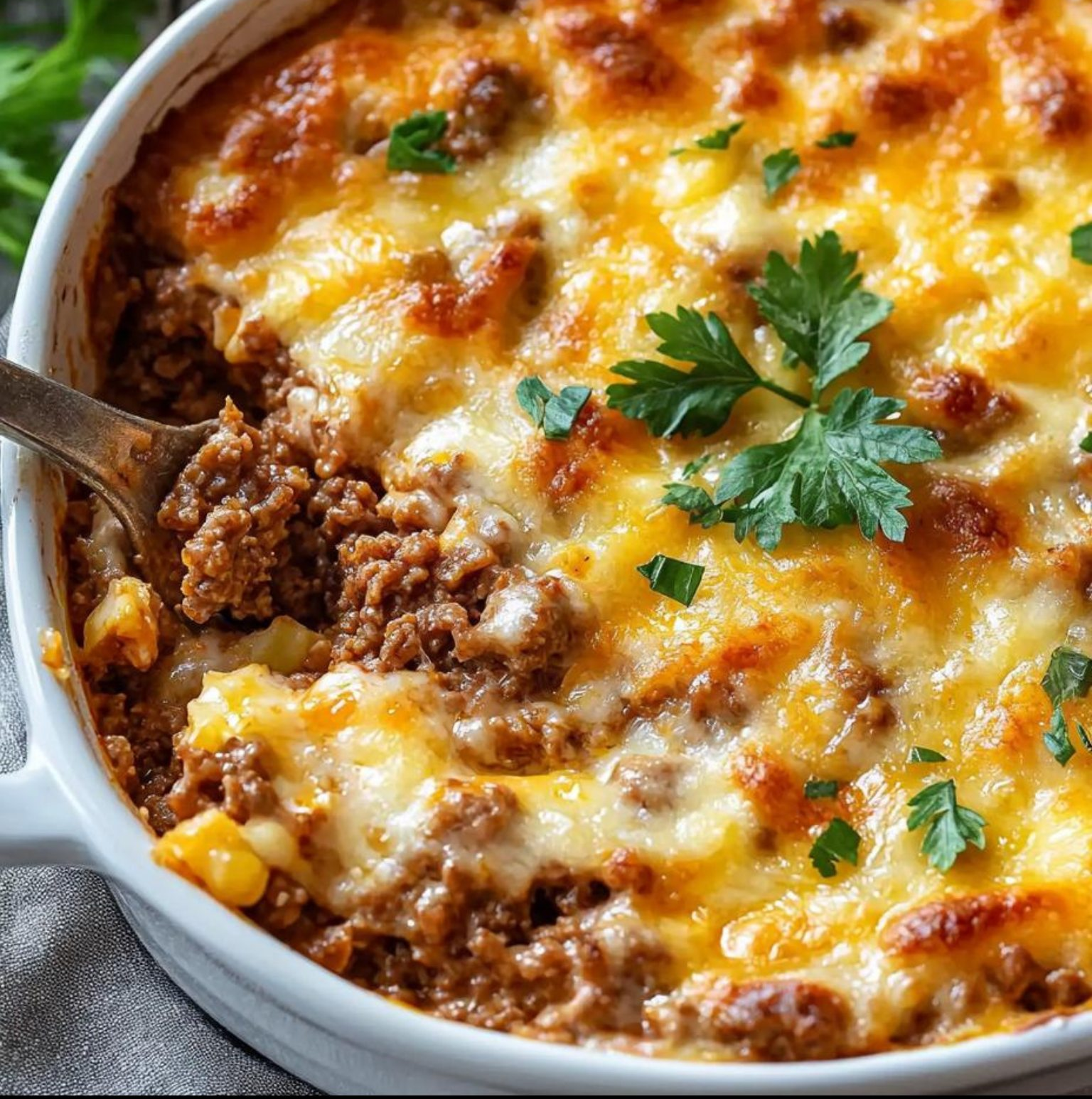 Grandma’s Ground Beef Casserole