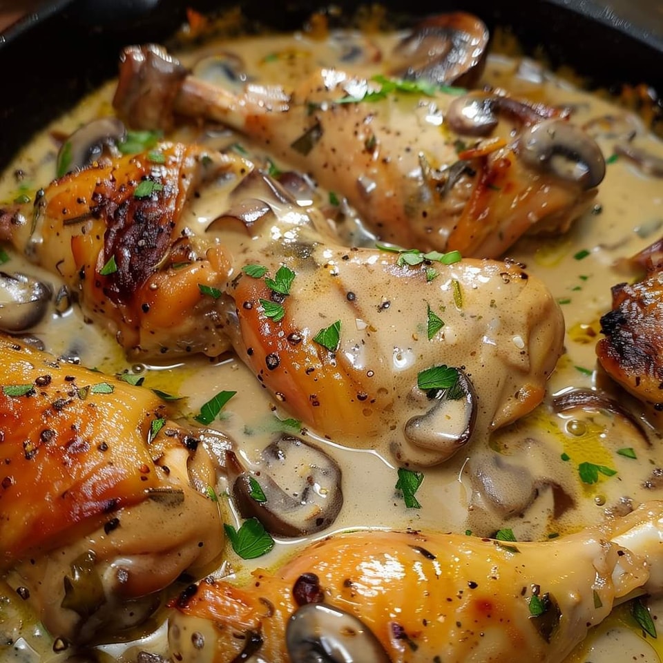 CREAM OF MUSHROOM CHICKEN LEGS